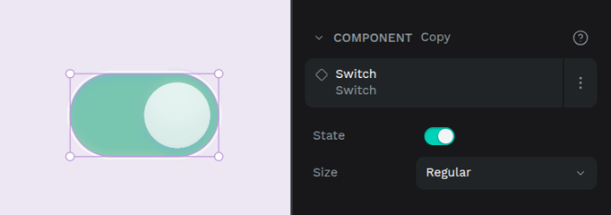 Boolean variant option
